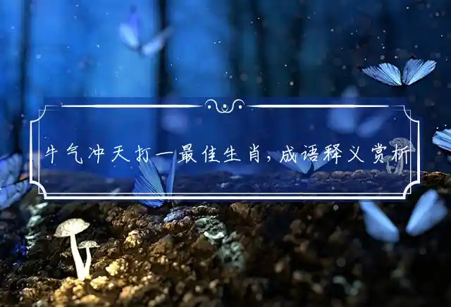 牛气冲天是什么生肖